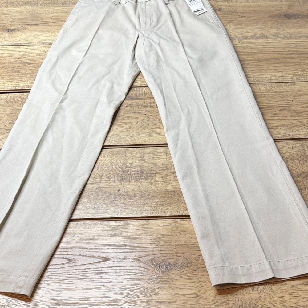 Youth Boy Polo by Ralph Lauren Khaki Flat Front Chinos Size 16-NWT